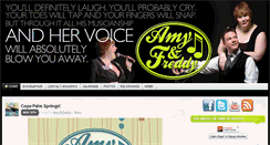 Desktop Screenshot of amyfreddy.com